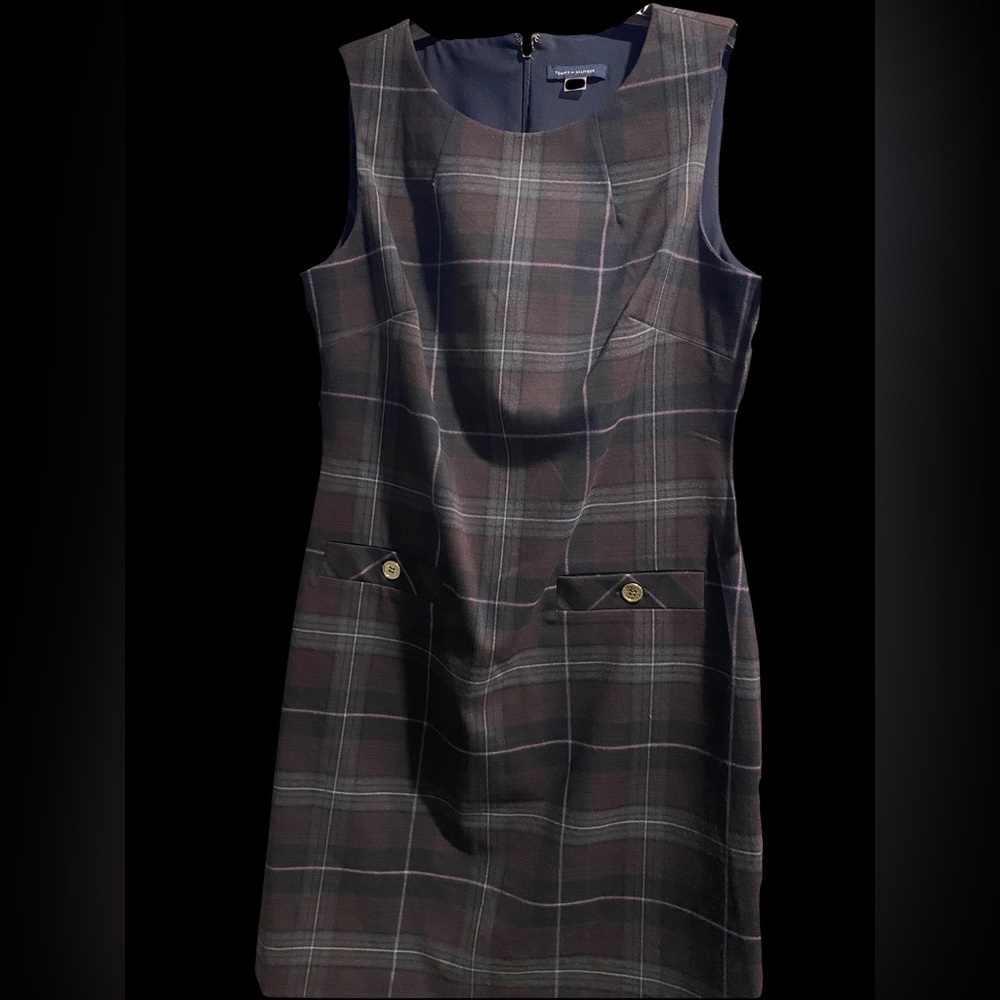 PLAID DRESS